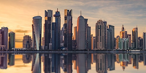 حجز طيران من مسقط إلى الدوحة